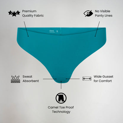 Invisible Camel Toe Thong Mid Rise